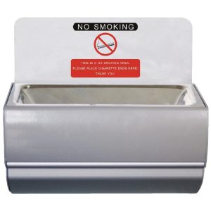 Bolero Wall Mounted Ashtray with Sign