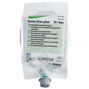 Suma Stat-plus D1 Washing Up Liquid Concentrate 1.5Ltr (4 Pack)