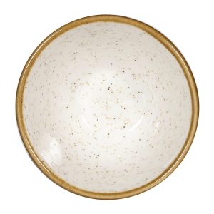 Churchill Stonecast Dip Pots Barley White 2oz 70mm (Pack of 12)