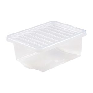 Wham Crystal Equipment Storage Box and Lid 16Ltr