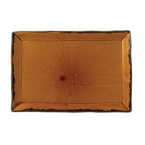 Dudson Harvest Rectangular Trays Brown 192 x 284mm (Pack of 6)