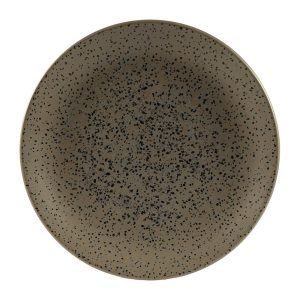 Churchill Menu Shades Caldera Coupe Plates Flint Grey 205mm (Pack of 6)