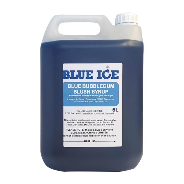 Pack Quantity: 8 x 5Ltr. Blue Bubble Gum Flavour