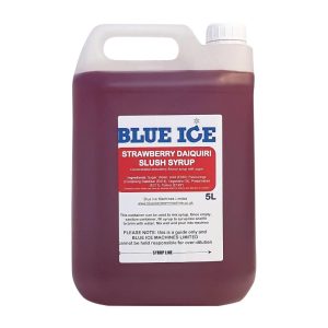 Blue Ice Slush Syrup Strawberry Daiquiri 5Ltr (8 Pack)