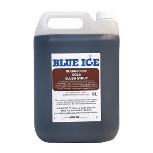 Blue Ice Slush Syrup Cola Sugar Free 5Ltr (8 Pack)