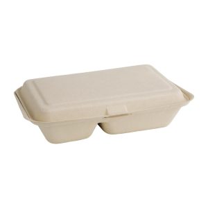 165(W) x 253(D)mm | 6 1/2 x 10". Pack Quantity: 200Fiesta Green compostable products, working towards a greener food to go solution for businesses and consumers. Made from recycled, waste sugarcane they are fully compostable. They emit less carbon during production and will commercially compost in 12 weeks. Ideal for take away businesses, festivals, food markets, mobile caterers or home consumers who have large gatherings.