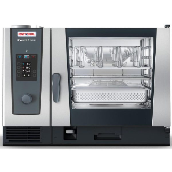 Electric. 6 Grid. Power: 22.4 kW, 35A per phase - The new Rational iCombi series offer wide ranges of models. Each range includes a whole range of cooking modes. Steaming and convection for different foods and cooking styles. Ideally suited for high output food related business these machines are fully gastronorm compatible and are easy to operate.