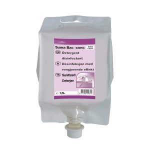 Suma Bac D10 Cleaner and Disinfectant Super Concentrate 1.5Ltr (4 Pack)