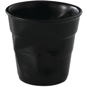 Revol Froisses Espresso Tumblers Black 80ml (Pack of 6)