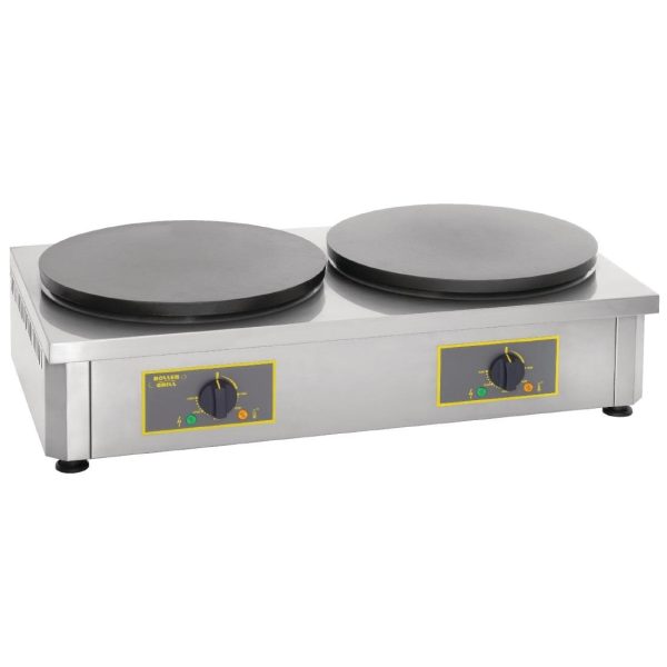 Power: 2x 3kW. Cooking Surface: 2x 400mm. Temperature: 0 to 300°C