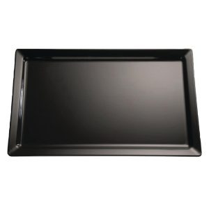 APS Pure Melamine Tray Black GN 2/4