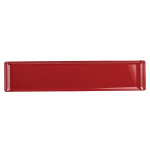 Alchemy Buffet Red Melamine Rectangular Trays 460x 100mm (Pack of 4)