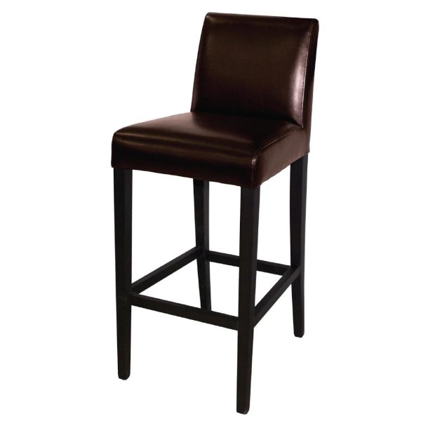 Birch Wood Frame. Dark Brown. Seat Height: 760mm. Sold Singly
