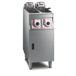 FriFri Super Easy Twin Tank Twin Basket Free Standing Electric Fryer 650125