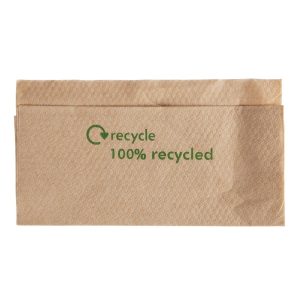 Compostable Kraft Lunch Napkins 320 x 300mm (Pack of 6000)