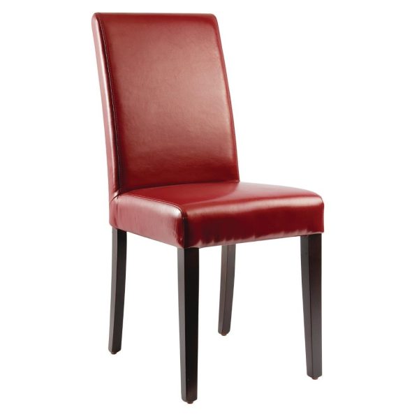 Birch Frame. Faux Leather Seat. Height: 940mm
