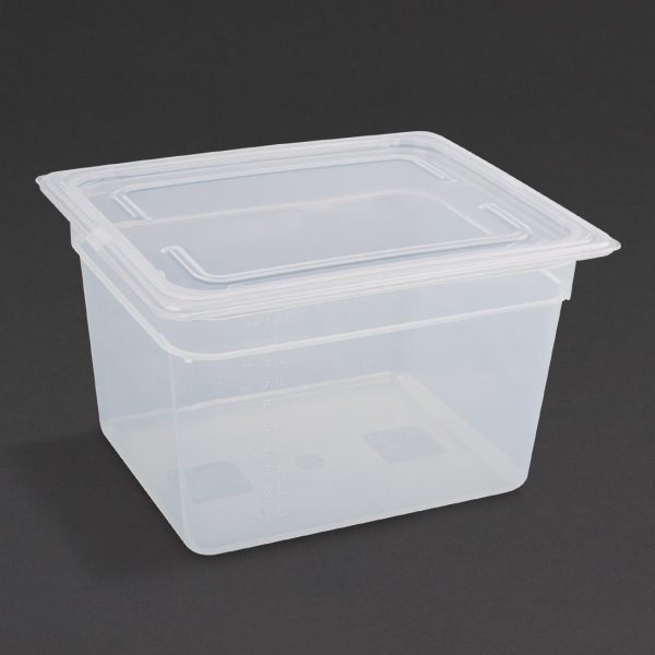 Capacity: 11.7Ltr. Material: Polypropylene. GN 1/2. Half Size With lid