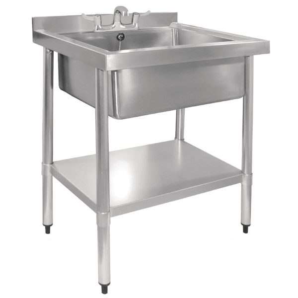 Size: 960(H) x 750(W) x 600(D)mm. With undershelf and upstand