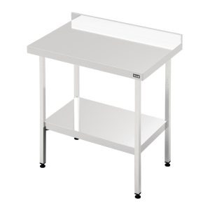 Lincat 600 Series Stainless Steel Wall Table with Undershelf 1200mm