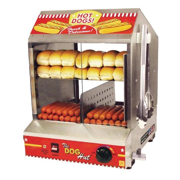 Output: 60/hr. Capacity: 100 Hot Dogs & 20 Buns