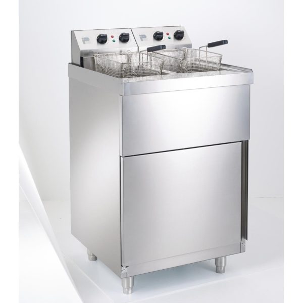 2x9kW. Oil Capacity: 2x9Ltr. Chip Output: up to 84kg/hr