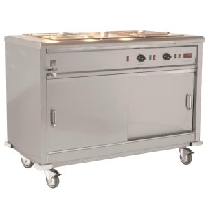 Parry Mobile Servery with Bain Marie Top MSB18