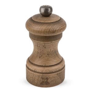 Peugeot Antique Wood Salt Mill 4in