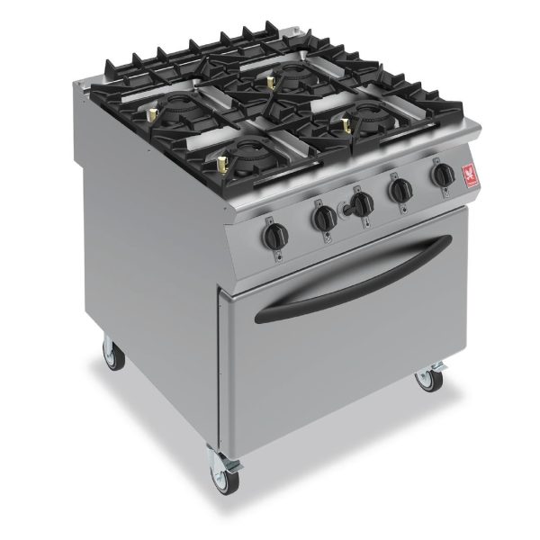 Natural Gas. 4x9.5kW Burners. On Castors