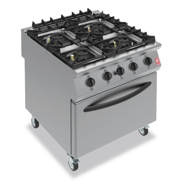 Propane Gas. 4x9.5kW Burners. On Castors