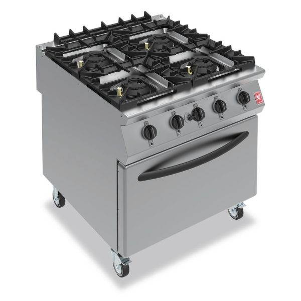 Propane Gas. 2x9.5kW + 2x4.2kW Burners. On Castors