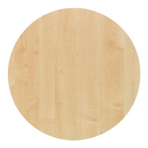 Werzalit Pre-drilled Round Table Top  Maple 700mm