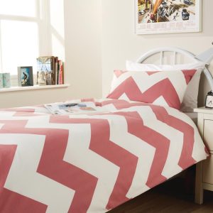 Mitre Comfort New York Pink Bedding Set Single