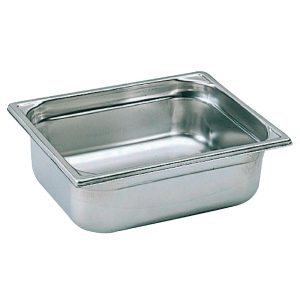 Matfer Bourgeat Stainless Steel 1/2 Gastronorm Pan 100mm