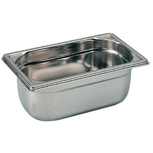 Matfer Bourgeat Stainless Steel 1/4 Gastronorm Pan 100mm