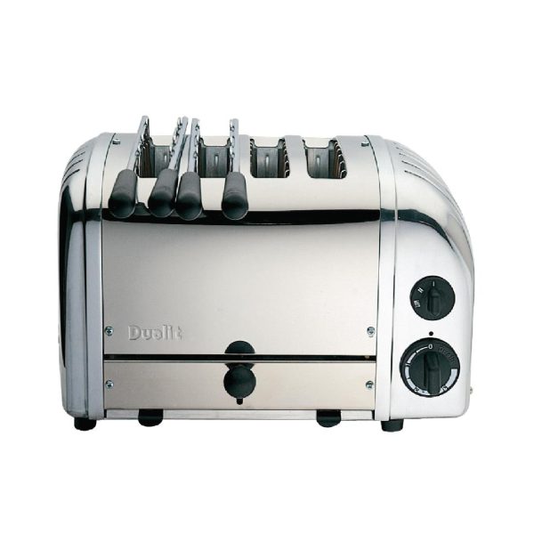 2.2kW. 4 Slots. Colour: Stainless steel