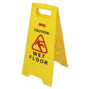 Free standing, two sided sign