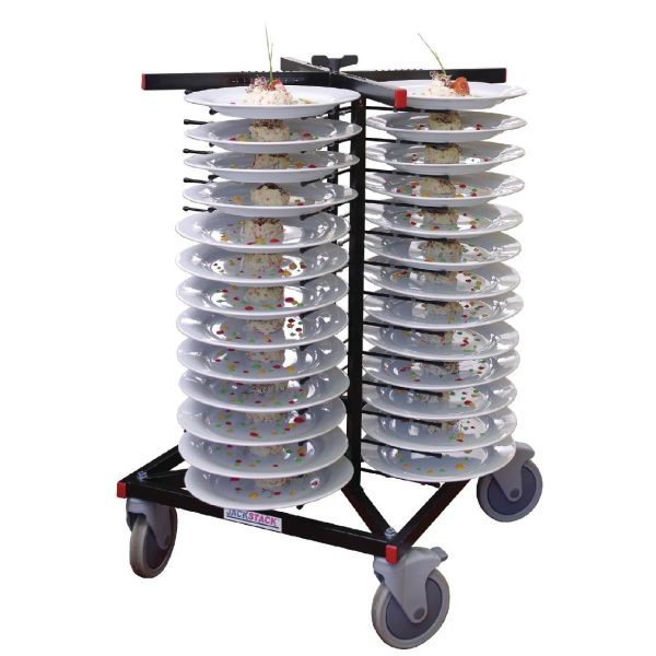 Material: Welded steel. Capacity: 52 plates