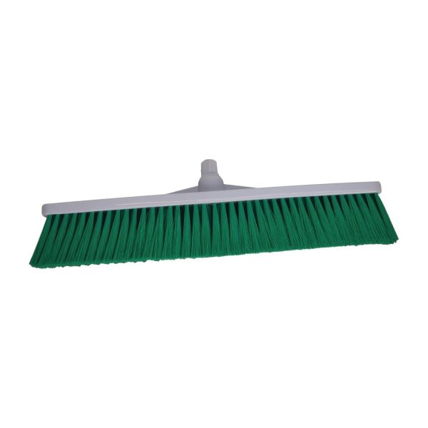 12" broom head. Green. Handles sold separately