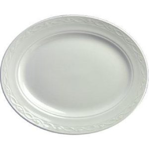 Churchill Chateau Blanc Oval Plates 254mm (Pack of 12)
