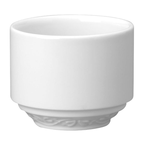199ml. White. Pack quantity: 4.Churchill Super Vitrified is one of the strongest ceramic products in the world, created by an established and trusted crockery manufacturer with over 200 years of expertise. Product material is Vitrified Porcelain and is completely dishwasher safe.