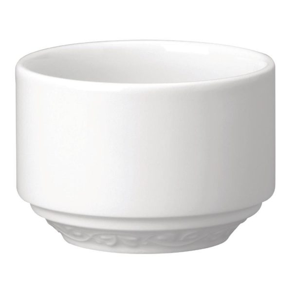 284ml. White. Pack quantity: 24.Churchill Super Vitrified is one of the strongest ceramic products in the world, created by an established and trusted crockery manufacturer with over 200 years of expertise. Product material is Vitrified Porcelain and is completely dishwasher safe.