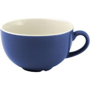 Churchill New Horizons Colour Glaze Cappuccino Cups Blue 199ml (Pack of 24)