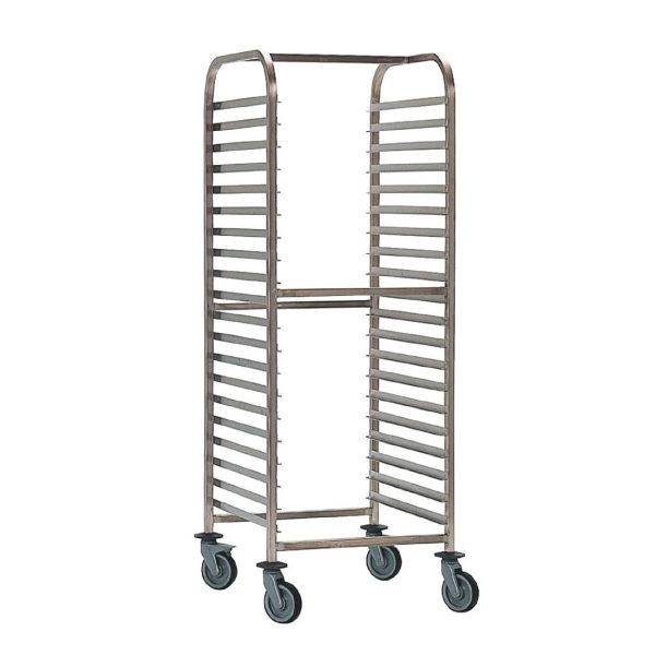Material: Stainless steel. Size: 1700(H) x 660(W) x 750(D)mm. Capacity: 15 trays / 200kg