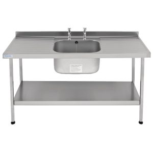 Franke Sissons Self Assembly Stainless Steel Sink Double Drainer 1800x650mm