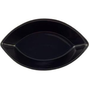 Churchill Voyager Eclipse Dishes Black 185mm (Pack of 12)