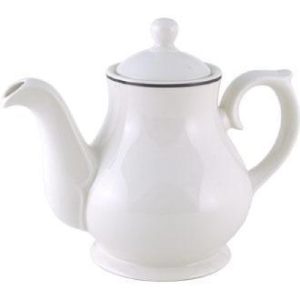 Churchill Black Line Tea and Coffee Pots 426ml (Pack of 4)