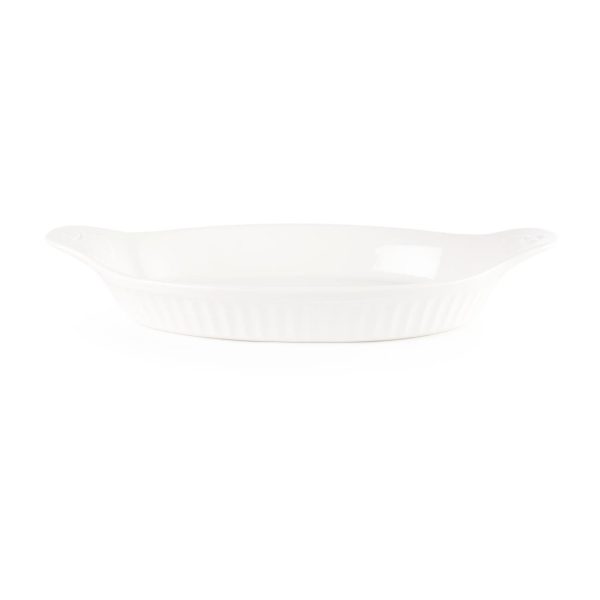 1.179Ltr. 13 3/4x 7 1/2". White. Pack quantity: 6.Churchill Super Vitrified is one of the strongest ceramic products in the world, created by an established and trusted crockery manufacturer with over 200 years of expertise. Product material is Vitrified Porcelain and is completely dishwasher safe.