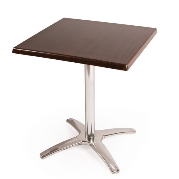 Table Base Size (mm): 680(H) x 650(W) x 560(D). Table Top Size (mm): 30(H) x 600(W) x 600(D)