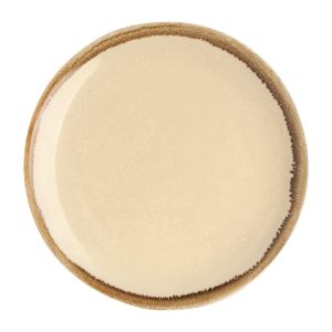 Olympia Kiln Round Coupe Plate Sandstone 230mm (Pack of 6)