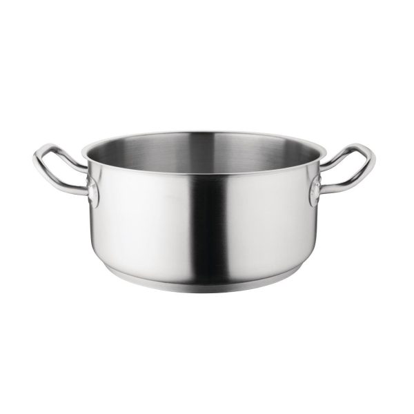 Size: 240(Ø)mm. Material: Stainless Steel. Induction Compatible. Lid: M950